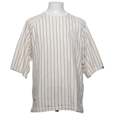 T-shirt (Wit, Bruin) van A Bathing Ape Katoen, Polyester