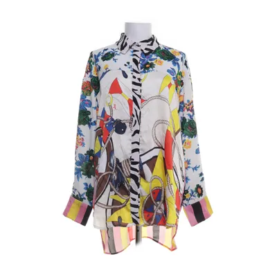 Shirt (Wit, Meerkleurig) van MSGM Polyester, Viscose