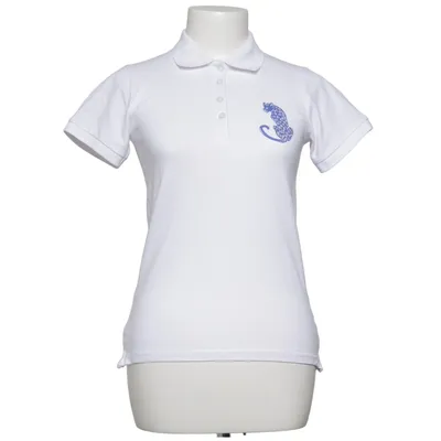 Poloshirt (Wit) van Cavalli Class Katoen, Elastaan