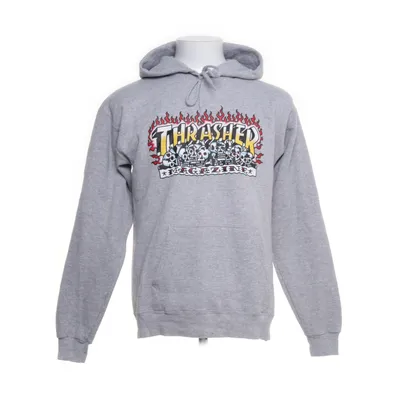 Huvtröja (Grå) från Thrasher Bomull, Polyester