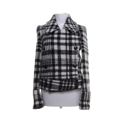 Överskjorta (Svart, Vit) från Stella McCartney Ull, Alpackaull, Polyamid, Viskos, Bomull