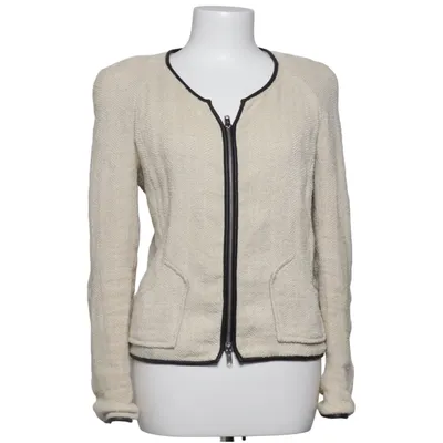 Jacket (Beige) from Isabel Marant Cotton, Leather, Linen, Polyamide