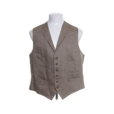 Gilet de costume (Marron, Beige) de Polo Ralph Lauren Coton, Cupro, Lin, Soie