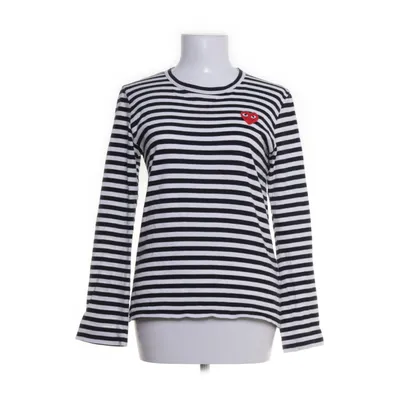 Langærmet t-shirt (Sort, Hvid) fra Comme des Garçons PLAY