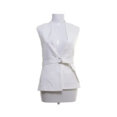Vest (White) from Helmut Lang Cotton, Polyamide, Elastane, Polyester, Leather