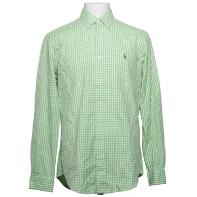 Buttondownskjorte (Grøn, Hvid) fra Polo Ralph Lauren Bomuld