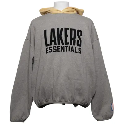 Sweat à capuche (Gris, Jaune, Multicolore) de Fear of God Essentials Coton, Polyester