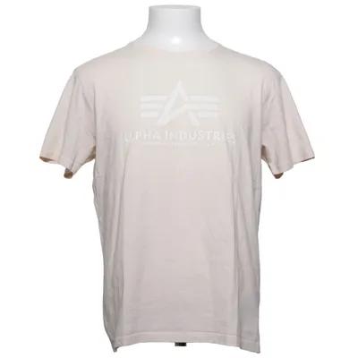 T-shirt (Beige) van Alpha Industries Katoen