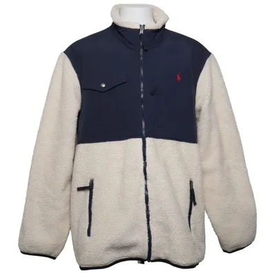 Fleecejakke (Blå, Hvid) fra Polo Ralph Lauren Akryl, Polyester