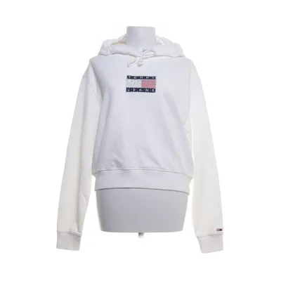 Capuchon sweater (Wit) van Tommy Hilfiger Jeans Katoen, Elastaan