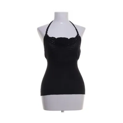 Halter neck top (Black) from Celine Polyester, Silk