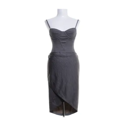 Jurk (Grijs) van Burberry Nylon, Wol