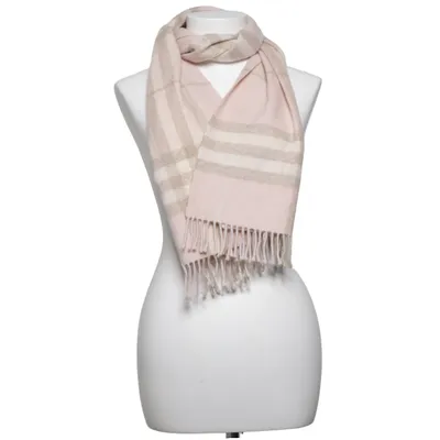 Écharpe (Rose, Beige) de Burberry Cachemire