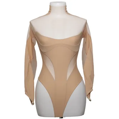Body (Beige) from Mugler Cotton, Elastane, Polyamide