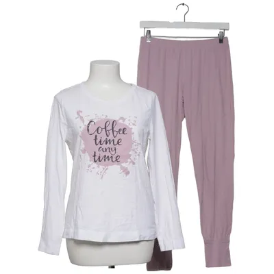 Pyjama (Wit, Lila) van Queentex Organisch katoen