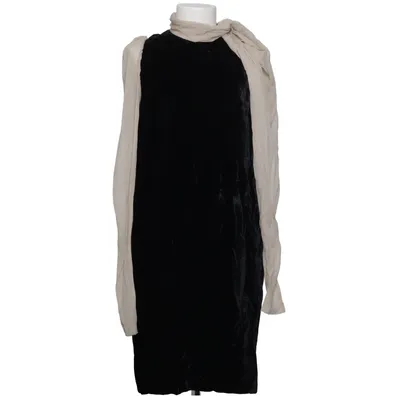 Jurk (Zwart, Beige) van Lanvin Zijde, Viscose
