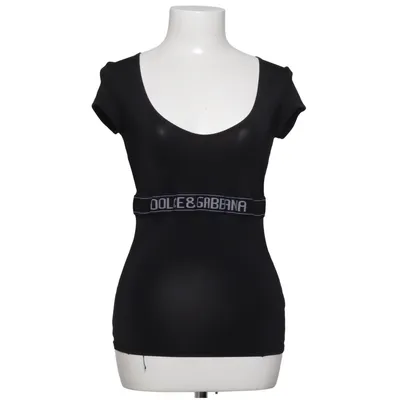 Shapewear-top (Sort) fra Dolce & Gabbana Underwear Elastan, Polyamid