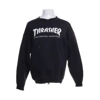 Collegetröja (Svart) från Thrasher Bomull, Polyester