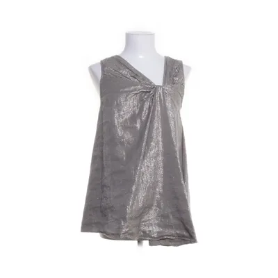Topp (Grå, Guldfärgad) från Vera Wang Bomull, Metallfiber, Silke