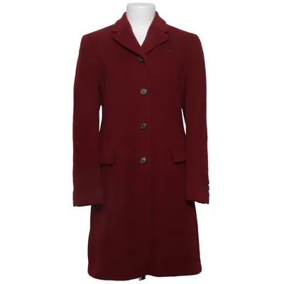 Jas (Rood) van Burberry Kasjmier, Polyester, Viscose, Wol