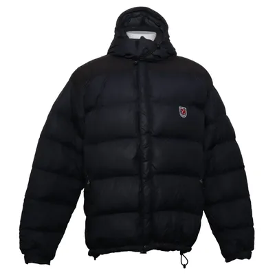 Down jacket (Black, Blue) from Fjällräven Down, Feather, Polyamide