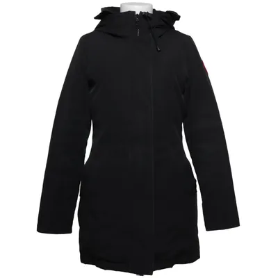 Donsjas (Zwart) van Canada Goose Katoen, Dons, Bont, Polyamide, Polyester