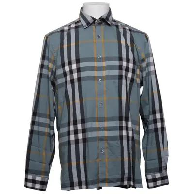 Chemise (Bleu, Noir, Blanc) de Burberry Coton, Élasthane, Polyamide