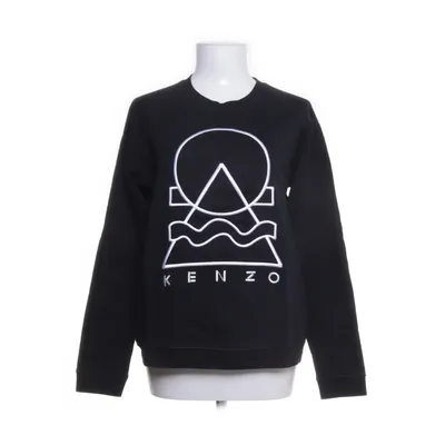 Sweatshirt (Black, White) from Kenzo Cotton