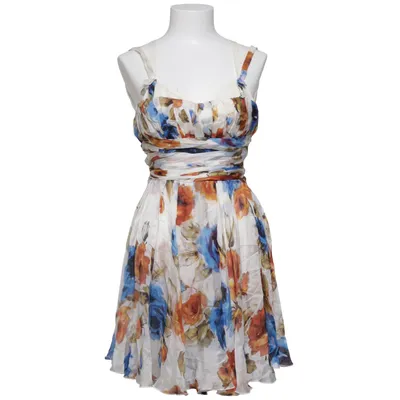 Klänning (Vit, Blå, Flerfärgad) från Dolce & Gabbana Bomull, Elastan, Polyamid, Polyester, Silke