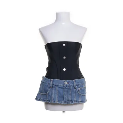 Tubtopp (Blå, Svart) från Mugler Bomull, Elastan, Polyamid