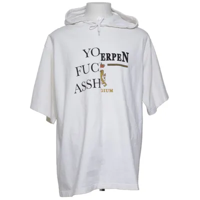 Sweat à capuche (YOU FUCKING ASSHOLE) de Vetements Coton