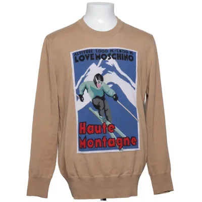 Sweater (Beige) from Love Moschino Acrylic, Wool