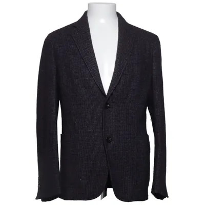 Blazer (Blauw, Bruin) van Ermenegildo Zegna Alpacawol, Kasjmier, Katoen, Cupro, Leer, Polyamide, Zijde