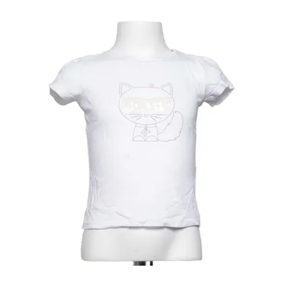 T-shirt (White) from Karl Lagerfeld Kids Cotton, Modal