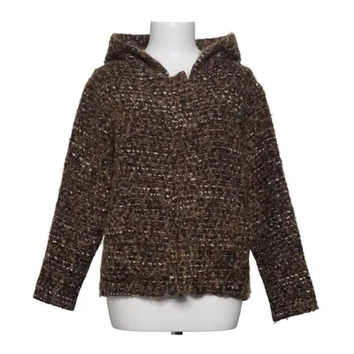 Hoodie (Brown, Black, White) from Isabel Marant Étoile Acrylic, Alpaca wool, Nylon, Polyester
