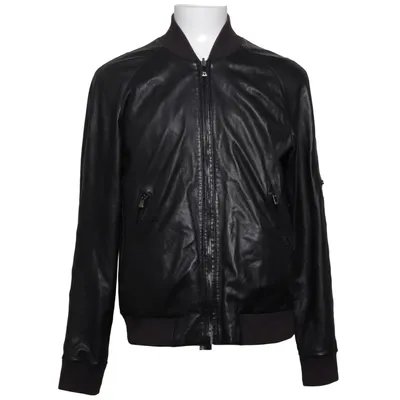 Reversible jacket (Puffy Haw U) from Corneliani Cotton, Leather, Polyester
