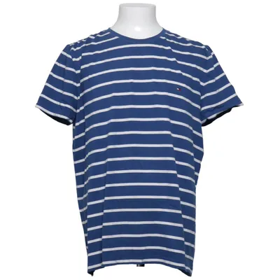 T-shirt (Blå, Vit) från Tommy Hilfiger Bomull, Elastan