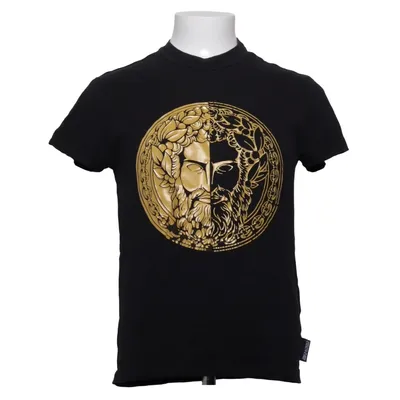 T-shirt (Black, Gold) from Versace Jeans Couture Cotton