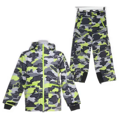 Ski set (Gray, Yellow, White, Black) from Stella McCartney Kids