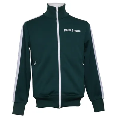 Träningsjacka (Grön, Vit) från Palm Angels Elastan, Polyester