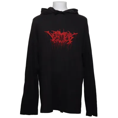 Hoodie (Black, Red) from Vetements Cotton