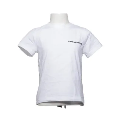 T-shirt (Hvid) fra Karl Lagerfeld Kids Bomuld