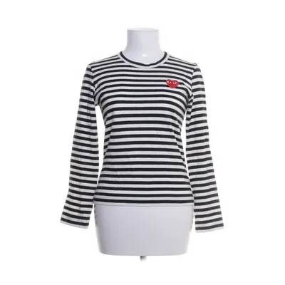 Langærmet t-shirt (Sort, Hvid) fra Comme des Garçons PLAY Bomuld