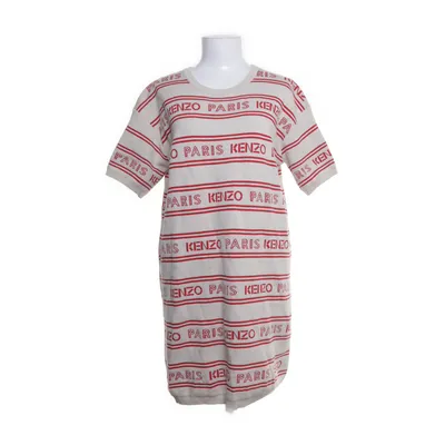 Dress (Red, Beige) from Kenzo Cotton, Polyamide