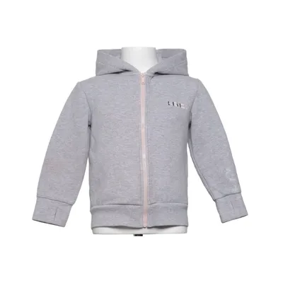 Hoodie (Gray) from Kenzo Kids Cotton, Elastane, Polyester