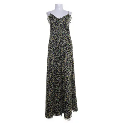 Maxi dress (Black, Multicolored) from Armani Exchange Silk, Polyester
