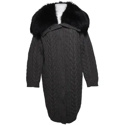 Cardigan (Gris) de Prada Linea Rossa Cachemire, Laine