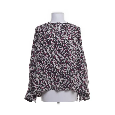 Knytblus (Vit, Svart, Lila, Flerfärgad) från Isabel Marant Elastan, Silke