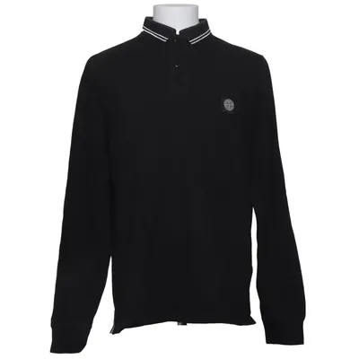 Rugby shirt (Black) from Stone Island Cotton, Elastane