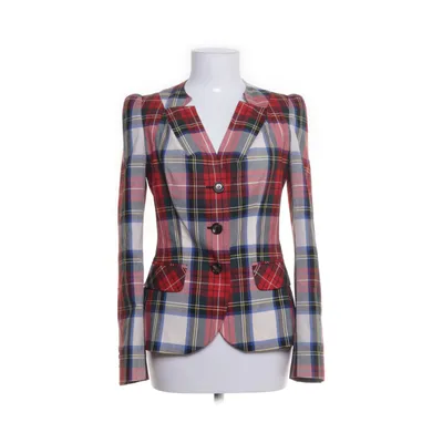 Blazer (Red, Multicolored) from Moschino Cheap and Chic Acetate